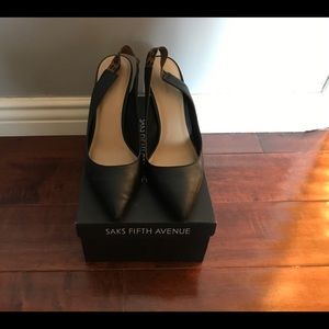 Saks Fifth Avenue black stiletto